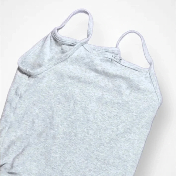 4/$20  H&M Light Gray Cotton Tank Onesie - Picture 2 of 4